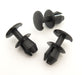 8mm Push Fit Black Plastic Rivet for Bumpers & Trims- Audi 333867633 - VehicleClips