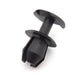 8mm Push Fit Black Plastic Rivet for Bumpers & Trims- Audi 333867633 - VehicleClips