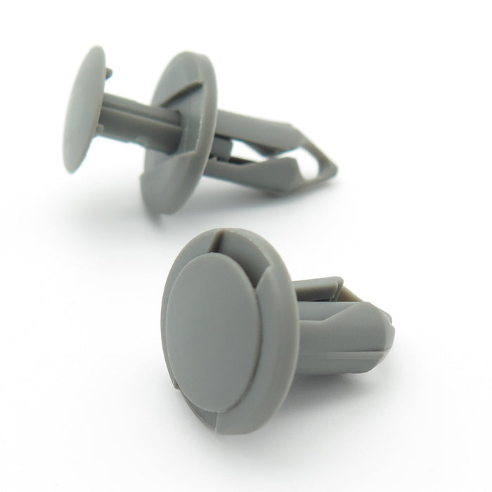 8mm Push Fit Rivets- Perfect for Volkswagen Van Linings, Mid-Grey - VehicleClips