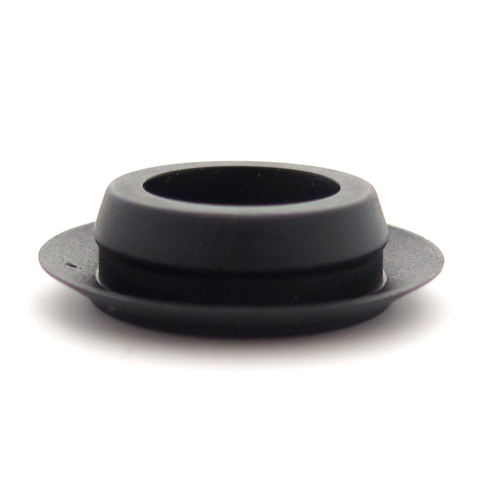 Black Blind Grommet / Blanking Plug, 18mm Hole, 2mm Panel - VehicleClips