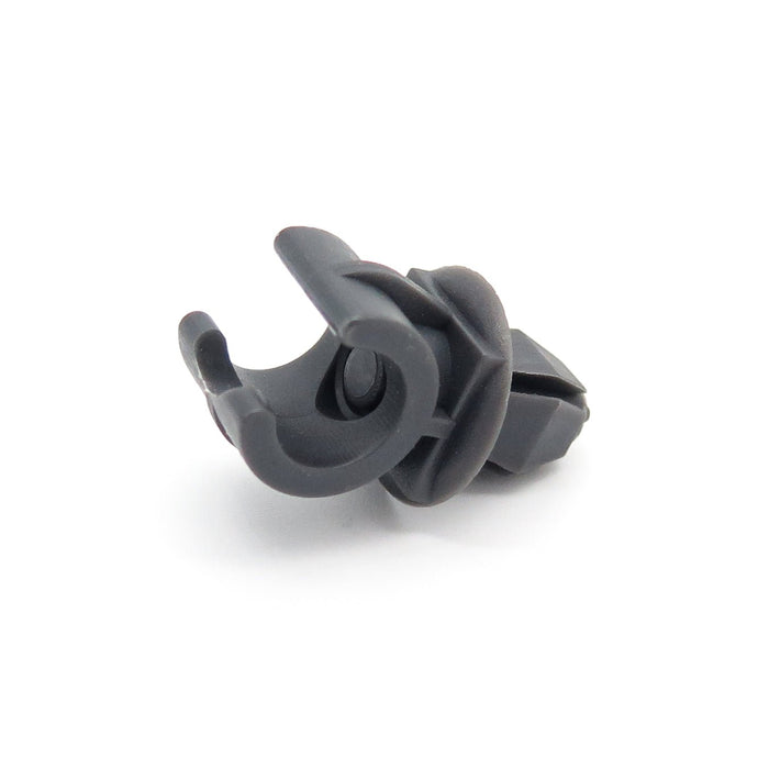 Black Plastic Bonnet Stay Holder Clips- Clips to hold Bonnet Support Rod, Volkswagen 6N0823397C - VehicleClips