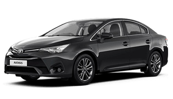 JVL Black Rubber Car Mat Set (3 Piece) For Toyota Avensis MK3 2009-2015 - RHD Only