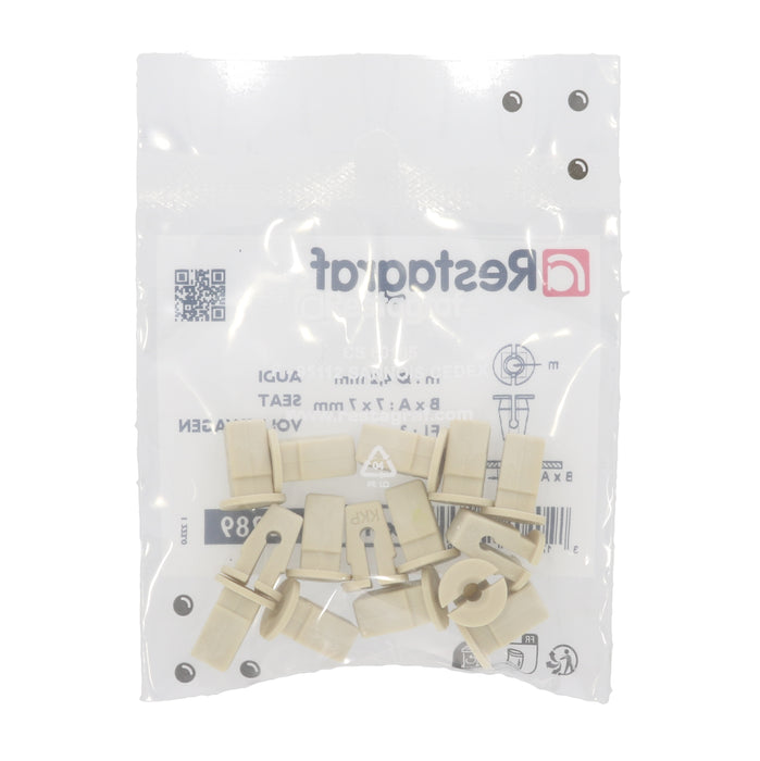 Restagraf- Plastic Nut Ø 4,2 mm Interior And Exterior Trim (Pack of 15 Pieces)- Volkswagen 165827592 / 165 827 592