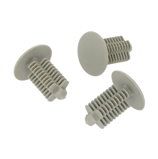 10mm Fir Tree Clip, 18mm Head, Light Grey - VehicleClips