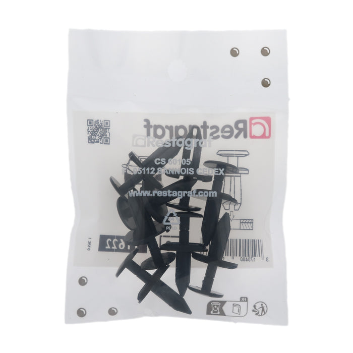 Restagraf- Plastic Rivet Ø 6,25 mm (Pack of 8 Pieces)- Ford 4605824