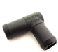 20mm Car Heater & Breather Hose Connector, 90° Nylon PA66 - VehicleClips