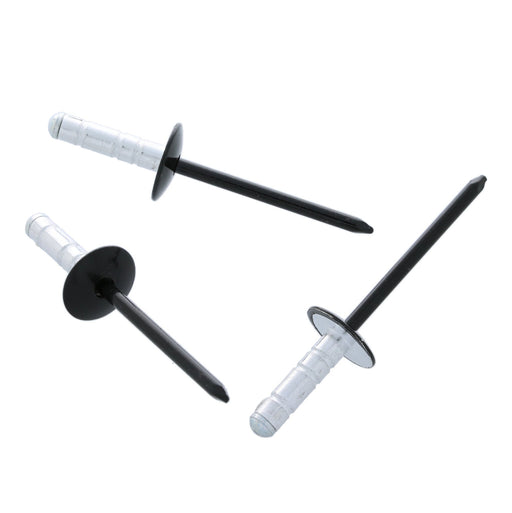 4mm Aluminium Rivet with Black Collar, Toyota 9026904047 , 90269 - 04047 - VehicleClips