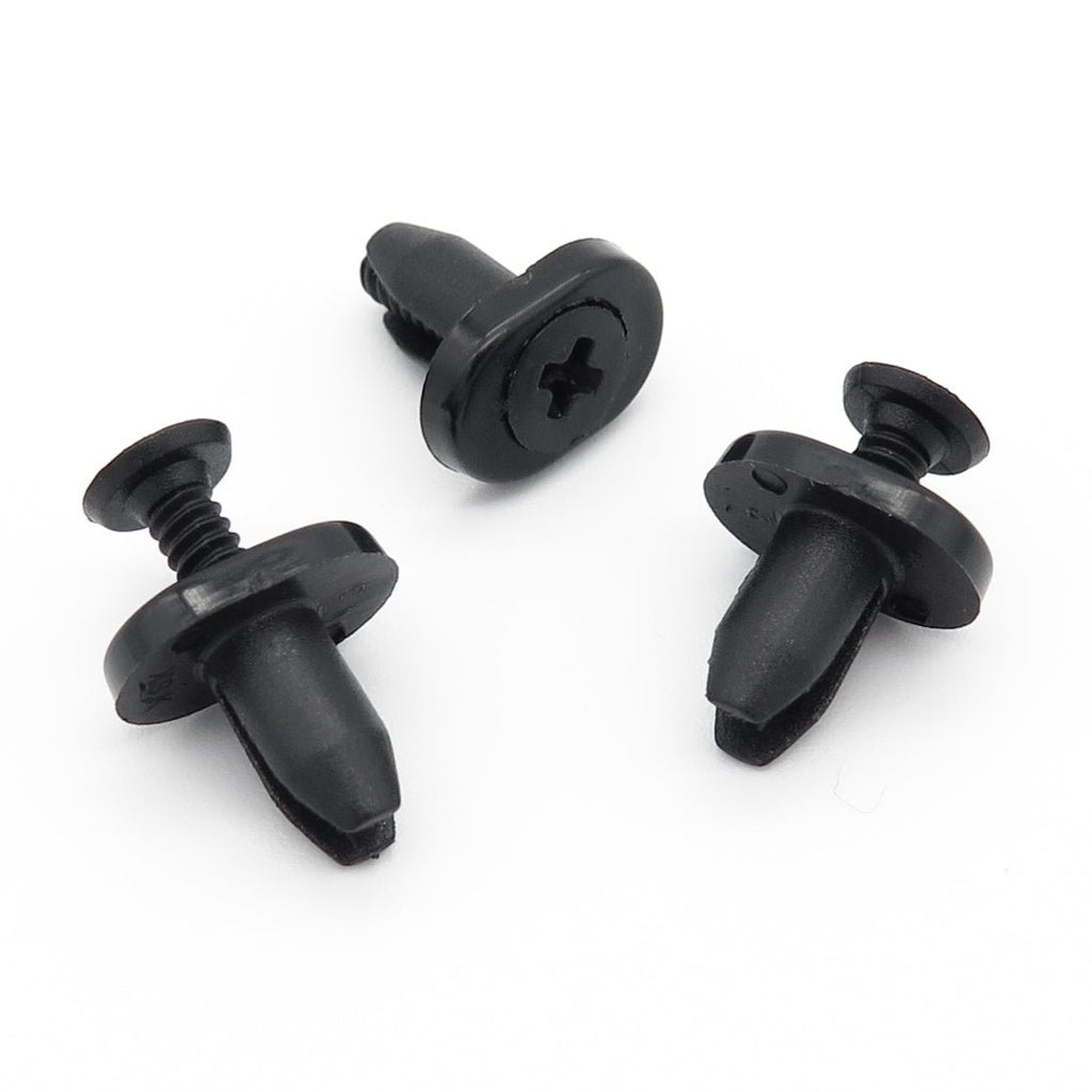 5mm Oval Collared Screw Fit Plastic Fastener, Mazda GJ6E50715A
