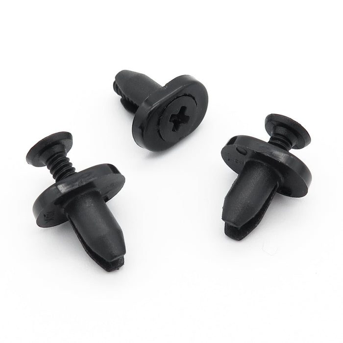 5mm Oval Collared Screw Fit Plastic Fastener, Mazda GJ6E50715A GJ6E50715B - VehicleClips