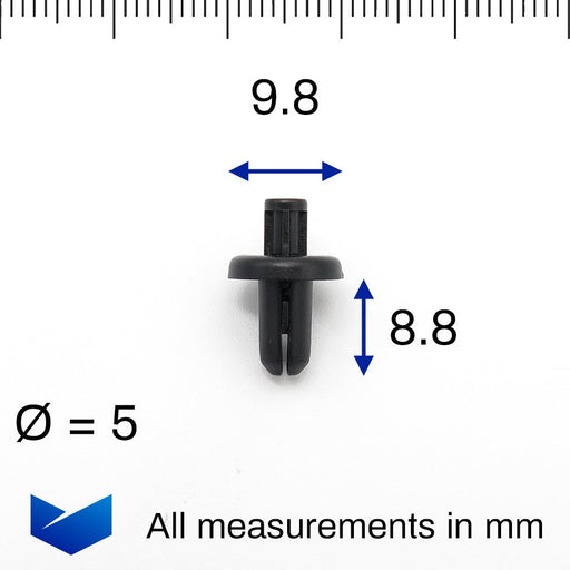 5mm Push Fit Expanding Rivet, Subaru 909140059 - VehicleClips