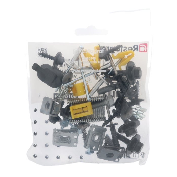 Restagraf Full Front Bumper Fixings & Fasteners- Fitting Kit, Vivaro (06.2014 → 08.2019) Vivaro , Vauxhall 4424078