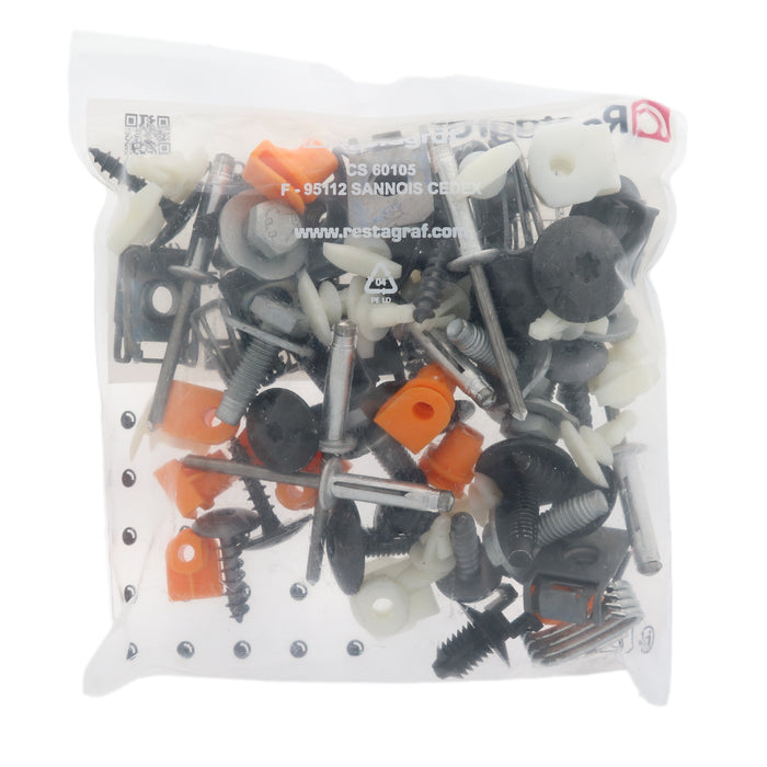 Restagraf Full Front Bumper Fixings & Fasteners- Fitting Kit, Doblo Doblo (09.2018 →) , Fiat 1684528480