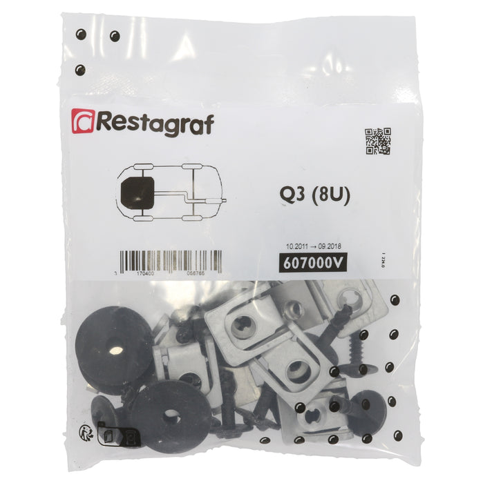 Restagraf Full Engine Undertray Fixings & Fasteners- Fitting Kit, Q3 Q3 (10.2011 → 09.2018) , Audi