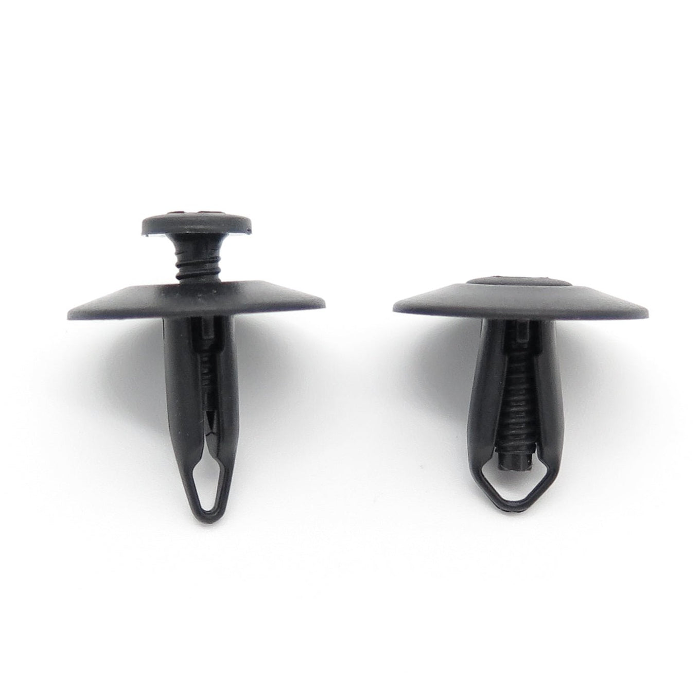 6.5mm Hole Wide Collared Plastic Spread Rivet — VehicleClips