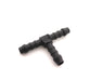6mm Car Heater & Breather Hose Connector, T - piece, Nylon PA66 - VehicleClips