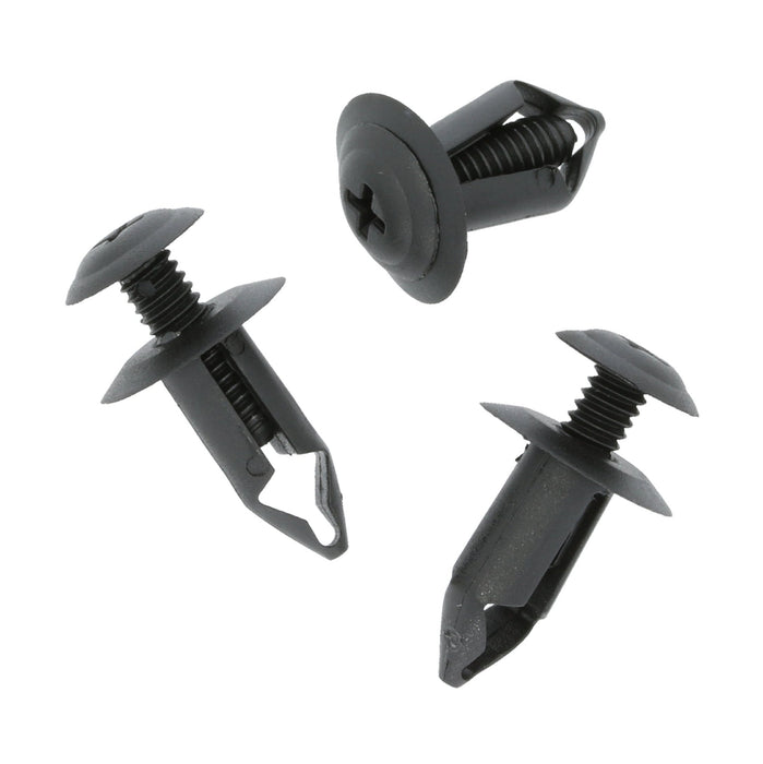 6mm Screw Fit Plastic Fastener, Windscreen Cowls, Nissan 6686001W01, 66860 - 01W01 - VehicleClips
