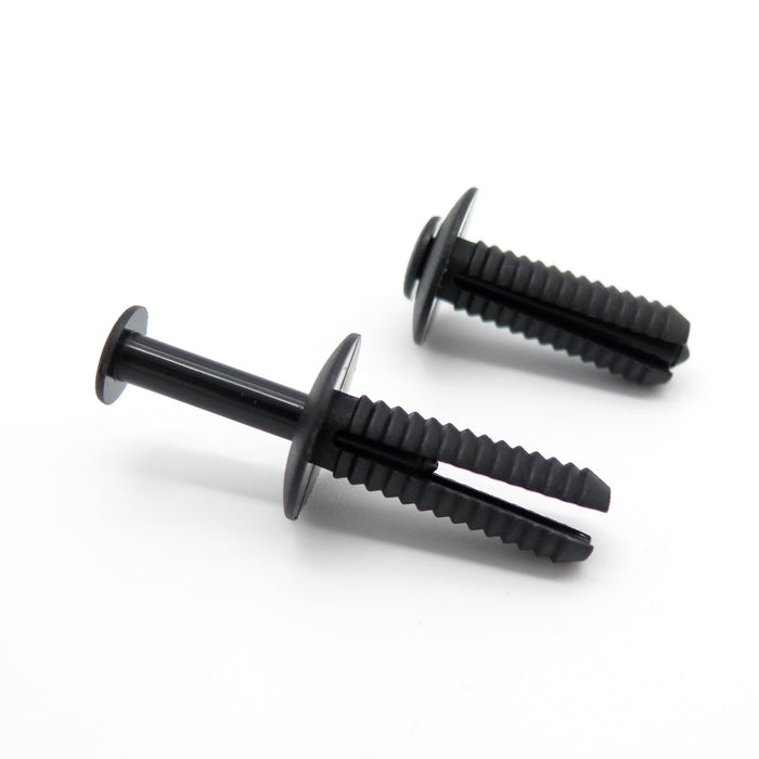 100 Pack 6mm Push Type Rivet Retainer Fastener Clips – Bumper, Trim, Carpet – Automall_tech