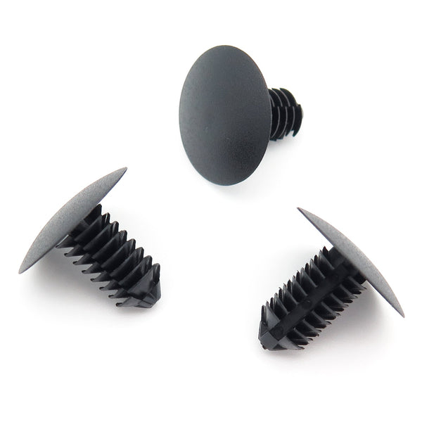 7mm Black Fir Tree Clip - Seat N90911301 - VehicleClips