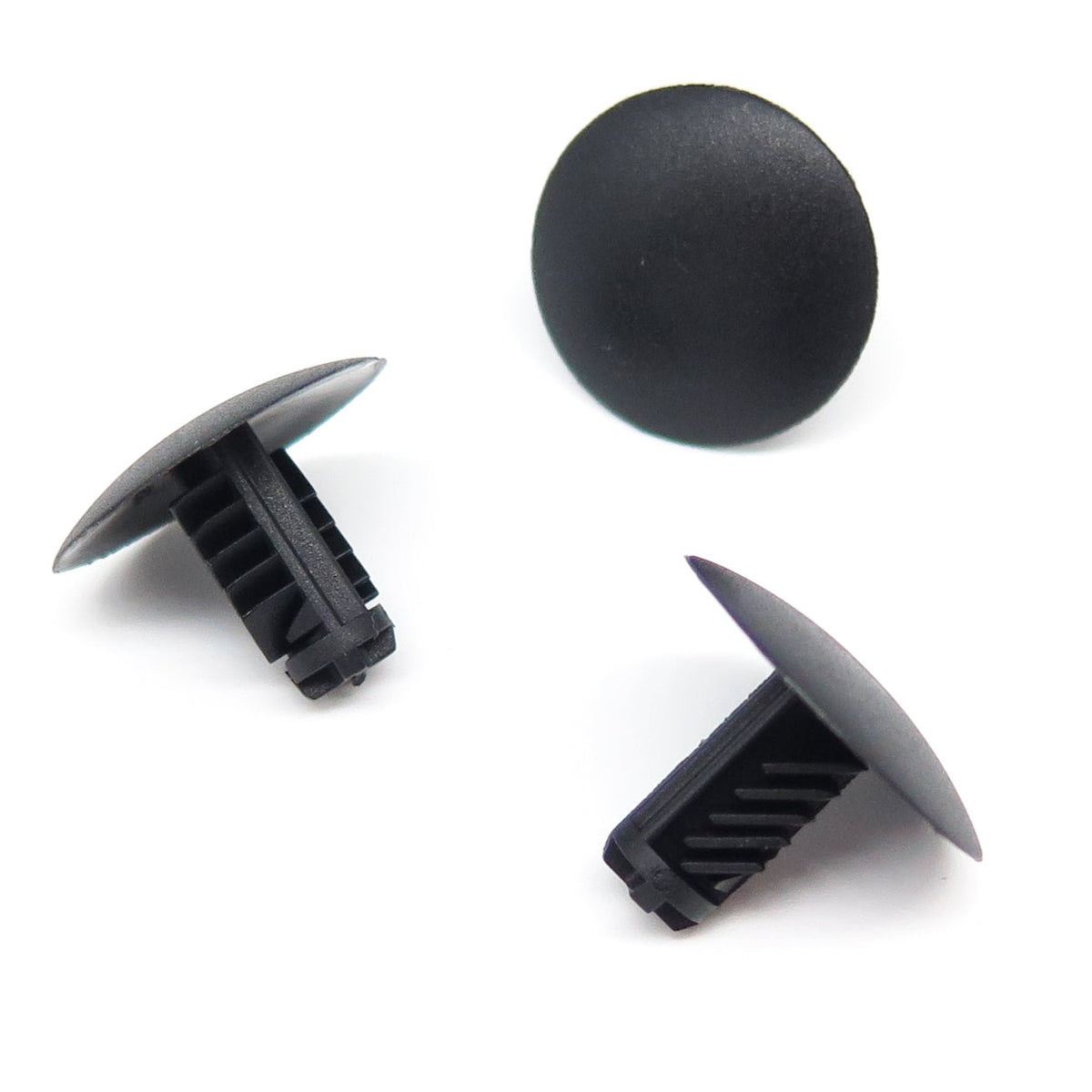 7mm Fir Tree Clip, Black, Fiat 735266957 — VehicleClips