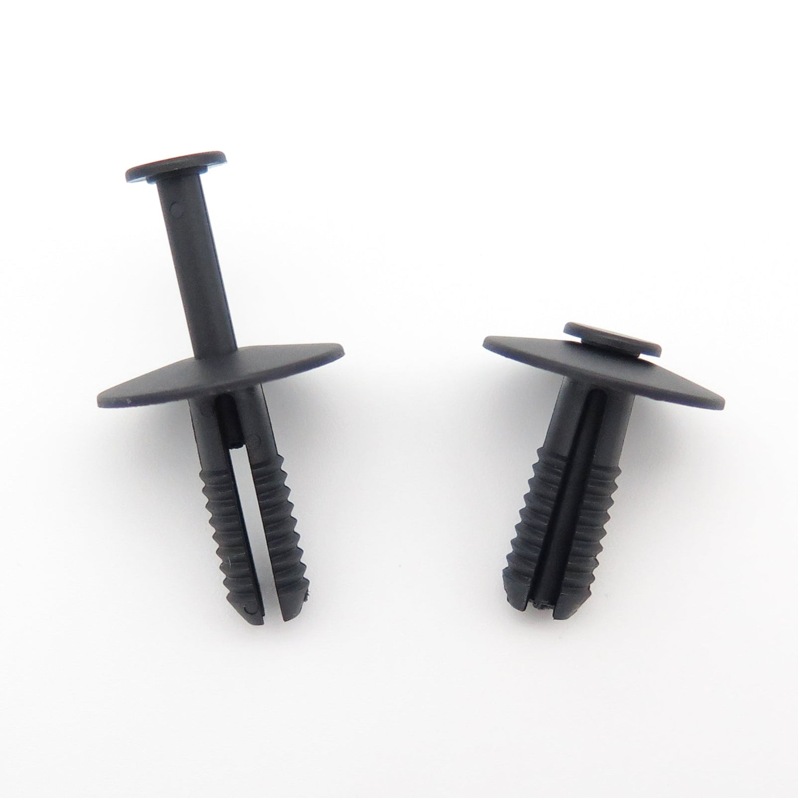 7mm Push Fit Black Plastic Rivet 90508809 — VehicleClips