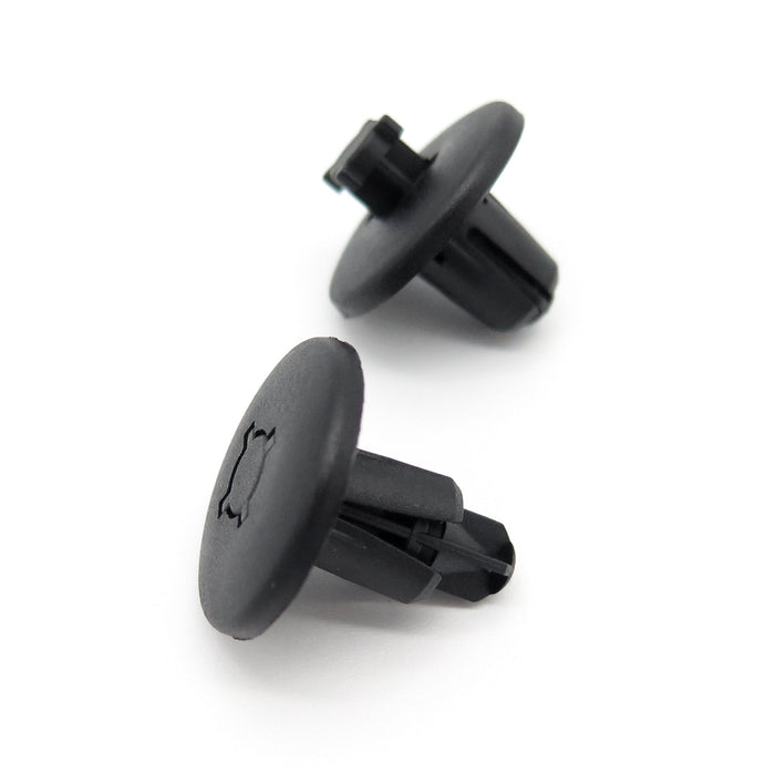 8mm Black Plastic Trim Clips - Citroen 7013J0, 8211VW - VehicleClips