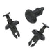 8mm Push Fit Black Plastic Rivet, Lexus 9046708226, 90467 - 08226 - VehicleClips