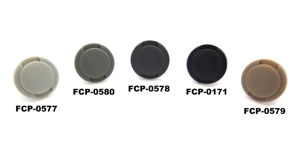 9mm Push Fit Rivets - Perfect for Volkswagen Van Linings, Black - 8E0825267 - VehicleClips