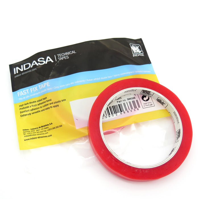Indasa Fast Fix Double Sided Tape, 19mm x 10m