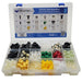 Open box of assorted fasteners