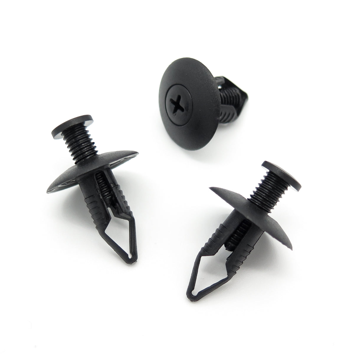 8mm Screw Fit Plastic Trim Panel Retainer Clips — VehicleClips