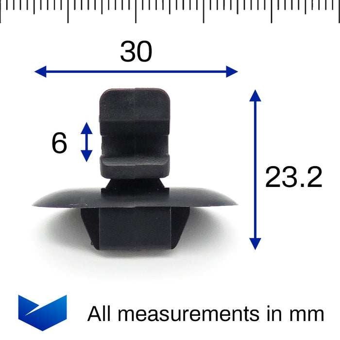 Bonnet Stay Prop Rod Retainer Clip- Peugeot 792834
