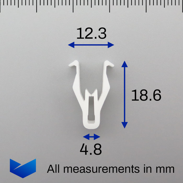 Interior Trim Panels and Covers Clips, Mazda S47P64345