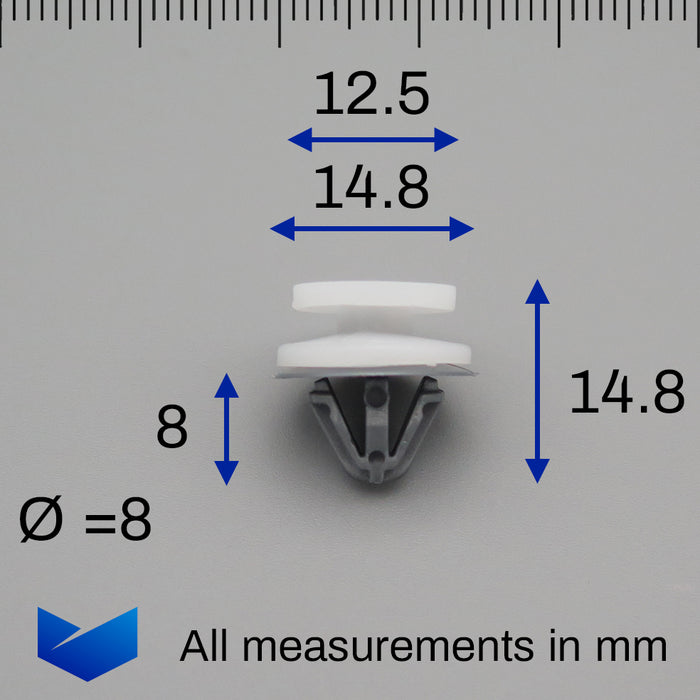 Renault Interior Trim Panel and Door Card Clips- 7703077430