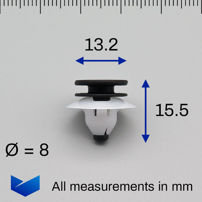 Interior Lining & Trim Moulding Clips, Polestar 30653441