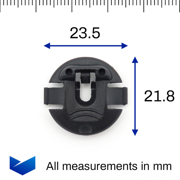 Rondelle de fixation en plastique pour garniture de passage de roue - Volkswagen 4F0825429A
