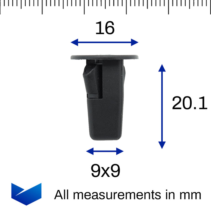 Plastic Grommet for Wheel arches, Splashguards and Bumper trims- Toyota 90189-06028