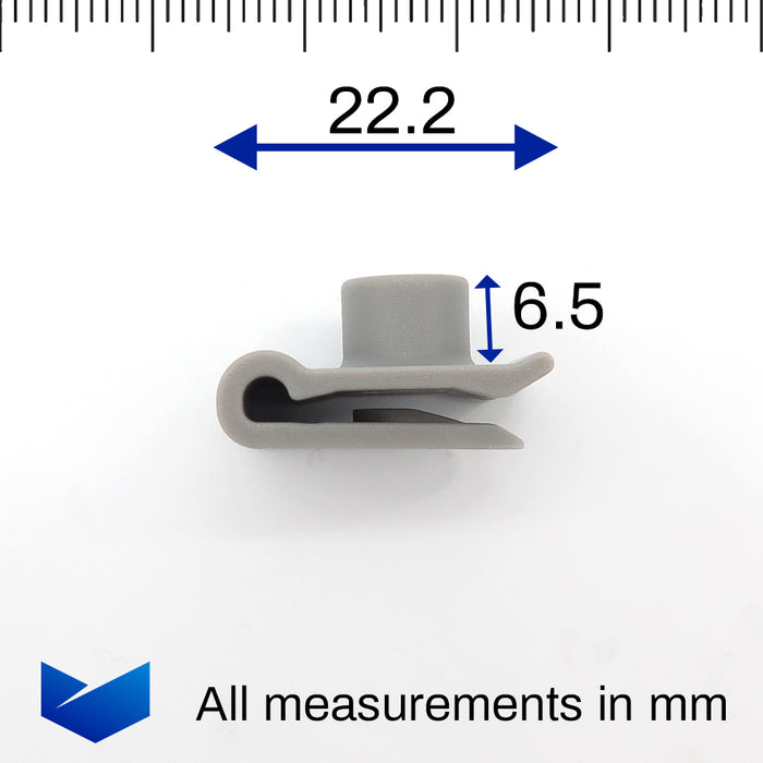 Undertray, Bumper & Wheel Arch Screw Grommet, Mazda B45556135