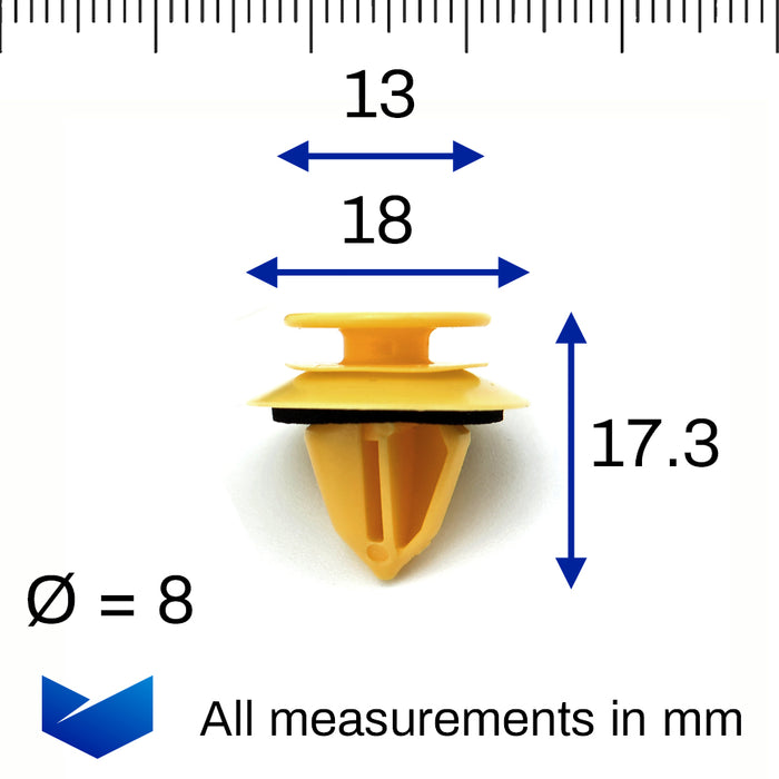 Interior Trim & Door Card Clips, Mercedes-Benz A0009916398