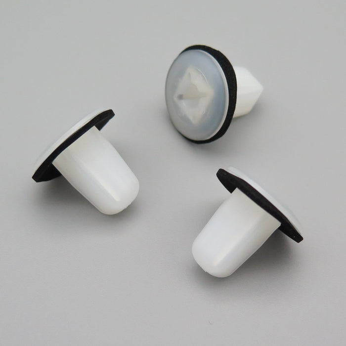 Plastic Lock Nut / Screw Grommet- 9mm Square Hole- Hyundai 86910-22000