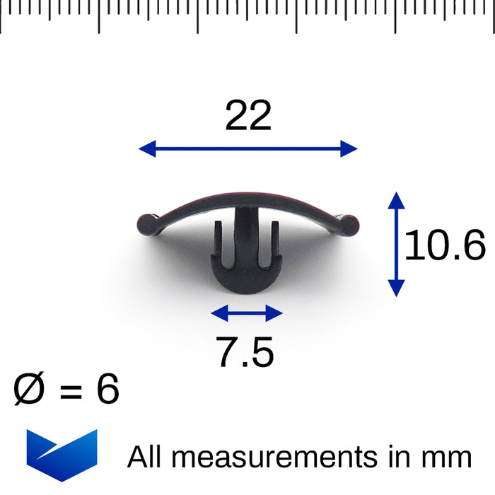 Clips d'isolation de capot Vauxhall - 90355604