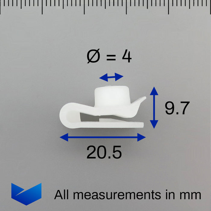 Nissan X-Trail Wheel Arch Lining & Undertray Clips, 76882-0M000