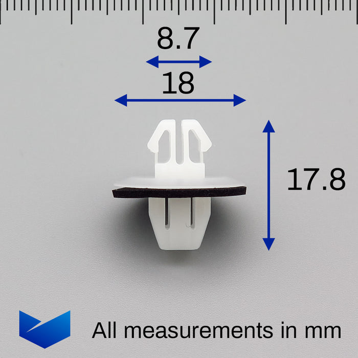 Zierleistenclip mit Unterlegscheibe, Suzuki 7755365D00
