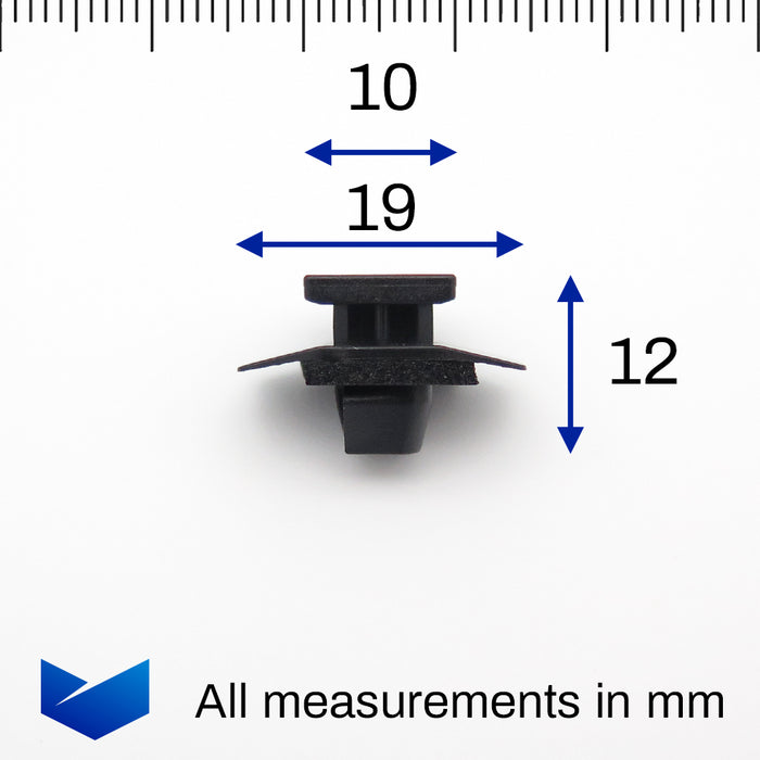 Wheel Arch Moulding Trim Clips- Honda 91513-T0A-A01