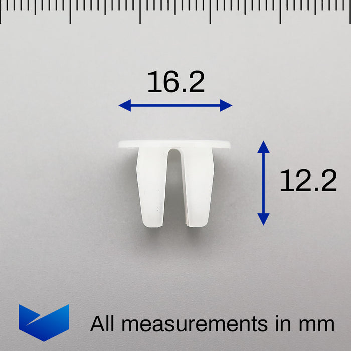 10x10mm Hole Screw Grommet, Nissan 0128100111