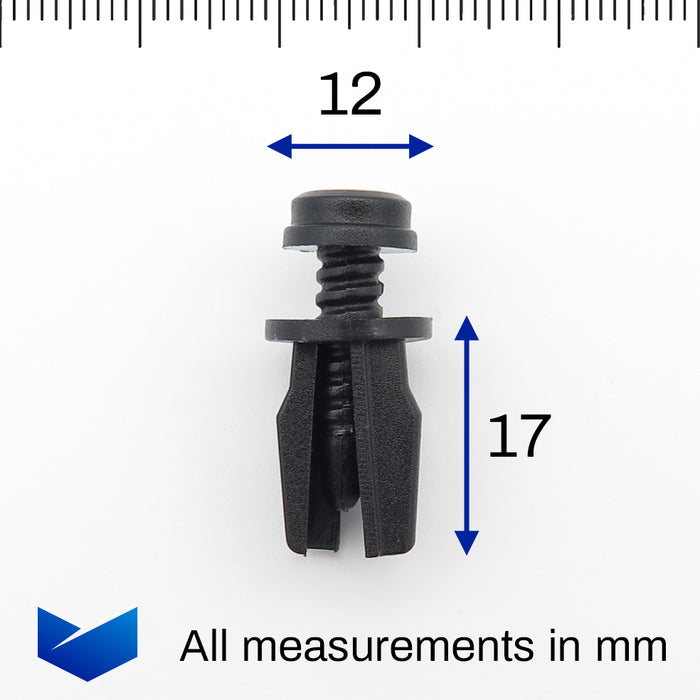 Interior Boot Lining & Tailgate Trim Clips- Ford 6181023, 1060191