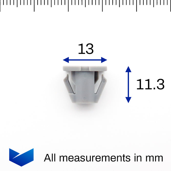 Exterior Body Moulding Trim Clips, Hyundai 87715-B4000