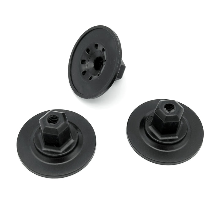 Wht010179 Wide Collared Threaded Plastic Nut, Audi WHT000713 — VehicleClips