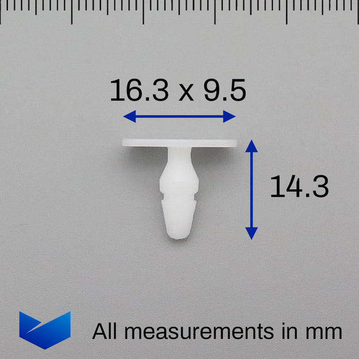 Door Sill Trim Moulding Clip, Mercedes A0019889781