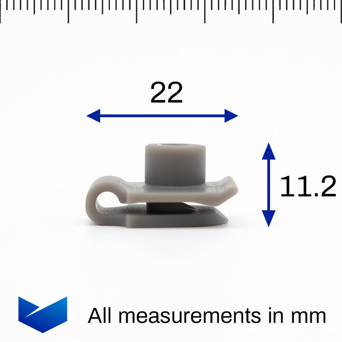 Screw Mount Clips for Bumpers & Undertrays, Mazda C27450133
