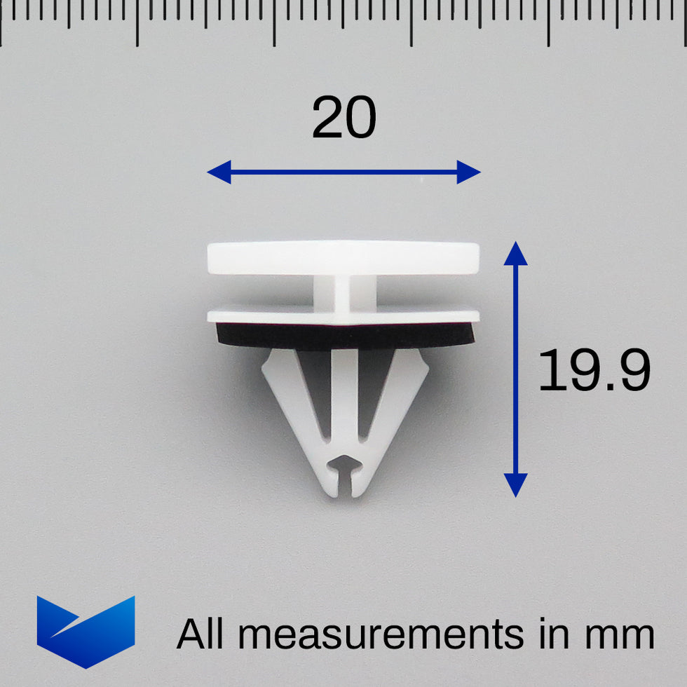 Side Skirt & Sill Moulding Clips, Ford 5233270 — VehicleClips